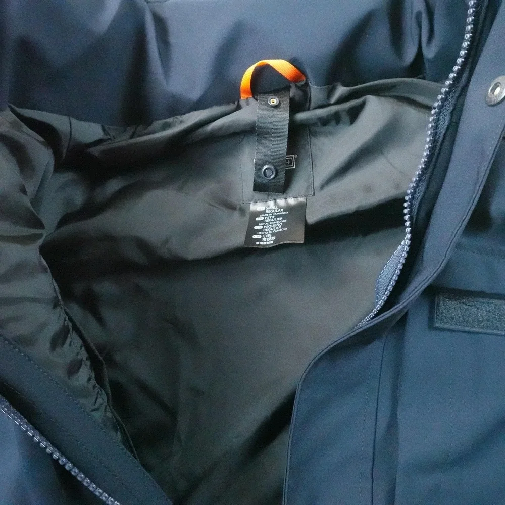NEW 5.11 Tactical Jacket Mens S Blue Waterproof 3 In 1 Parka 2.0 Coat Rain Shell